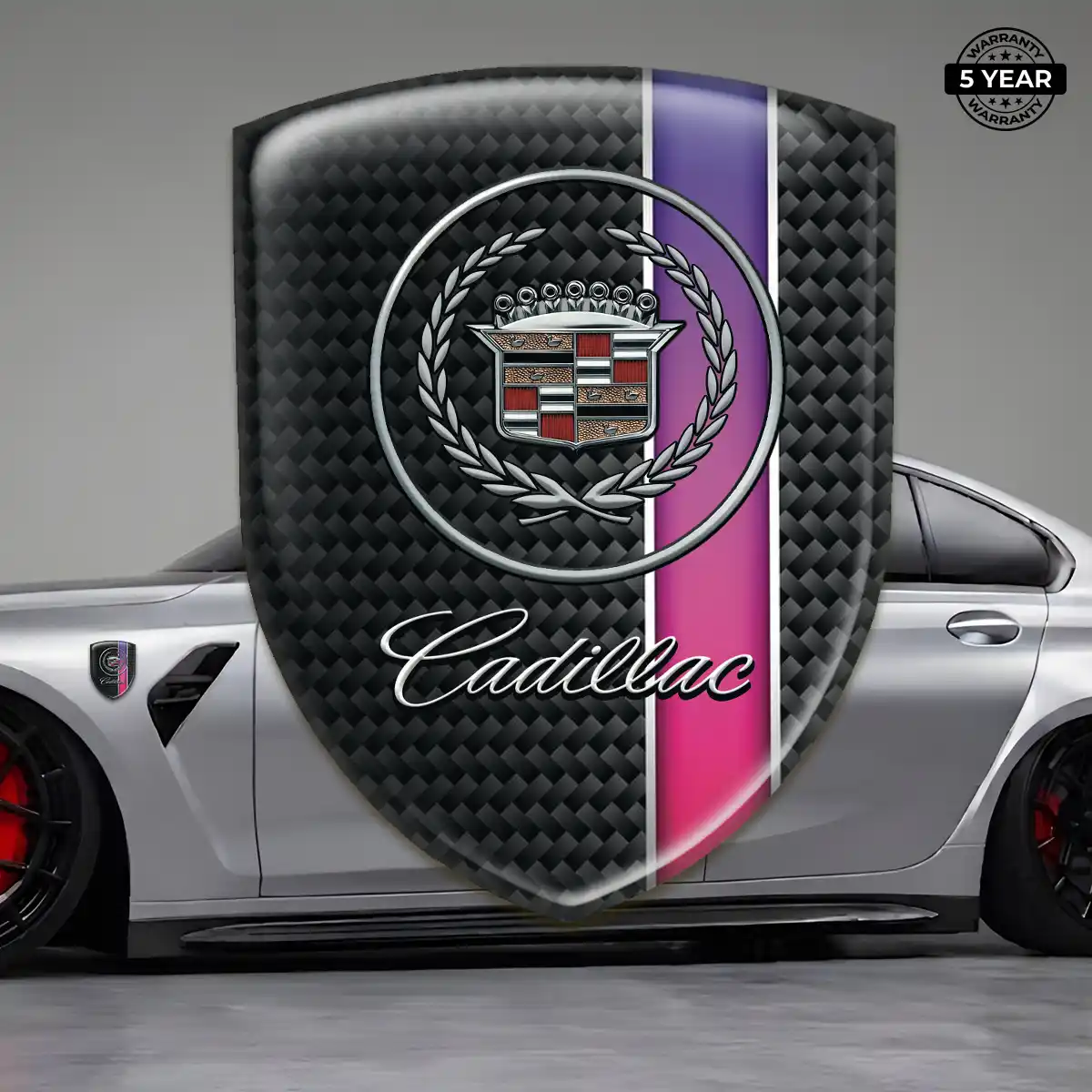 Cadillac Emblem Badge Street Tuning