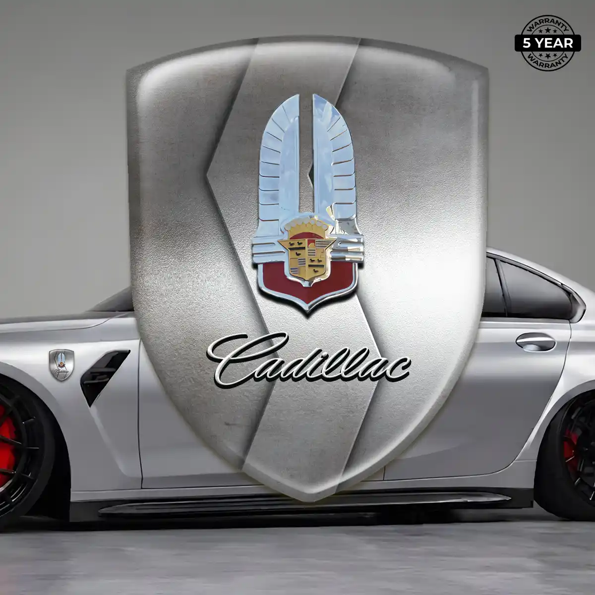 Cadillac Emblem Badge Vortex Series