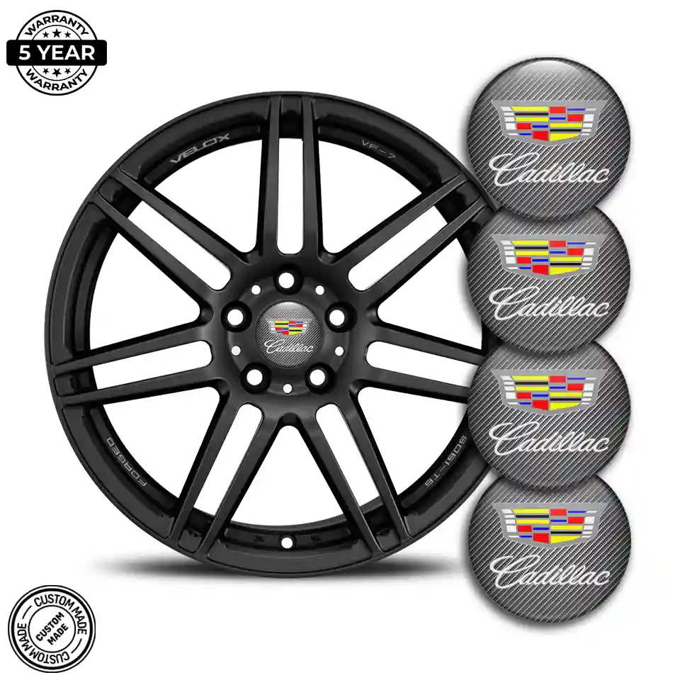 Cadillac Emblem Center Hub Cap Self-Adhesive High Quality