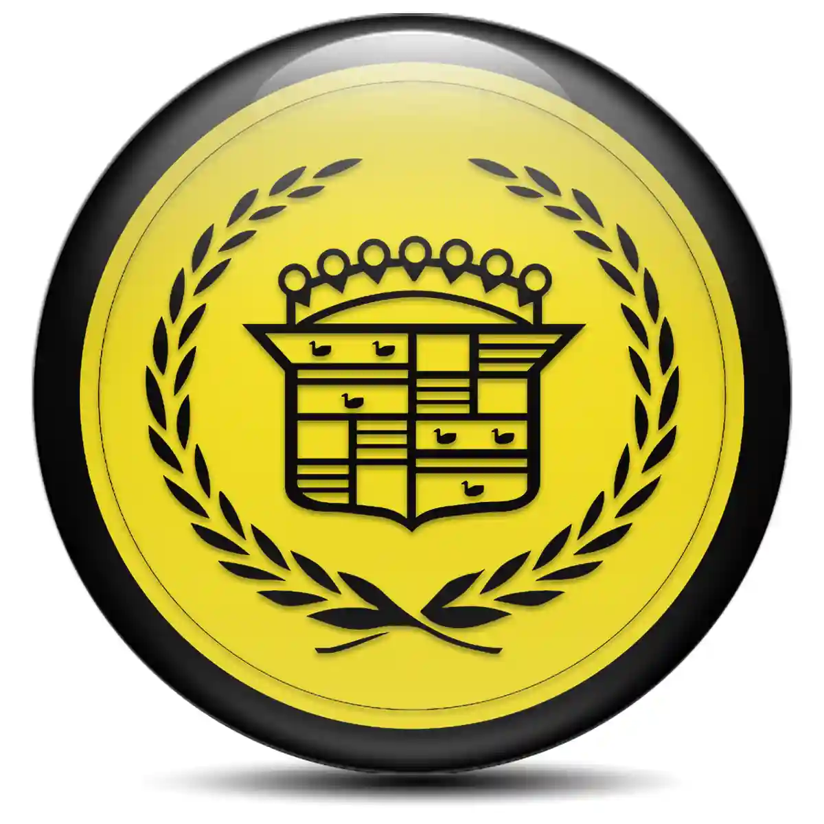 Cadillac Emblem Center Hup Cap Stylish Design