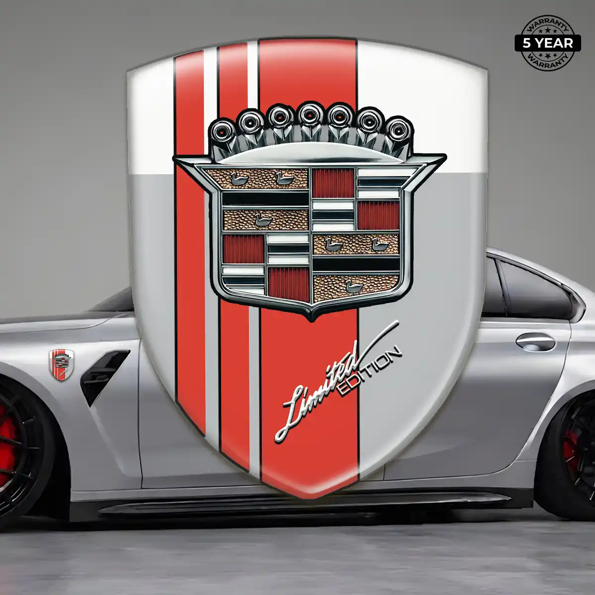 Cadillac Emblem Crest Cabin Style