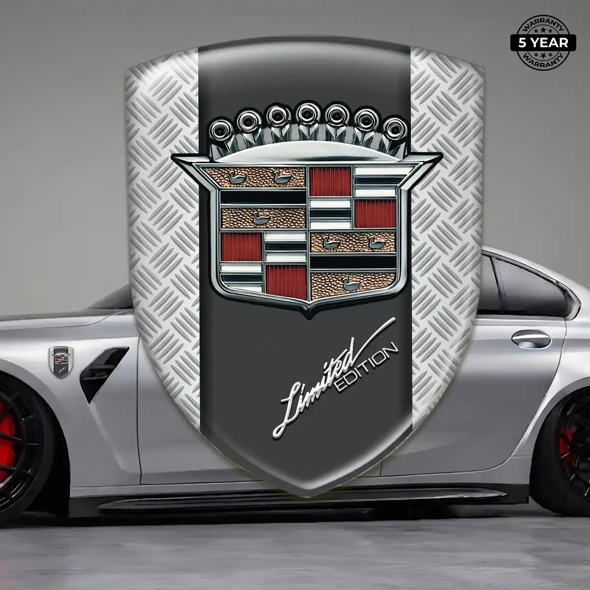 Cadillac Emblem Crest Elite Finish