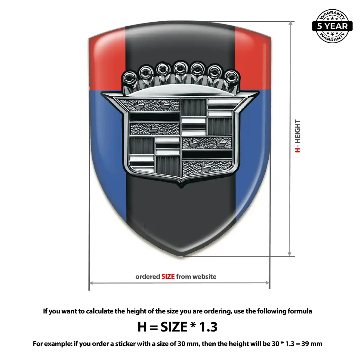 Cadillac Emblem Crest Exclusive Series