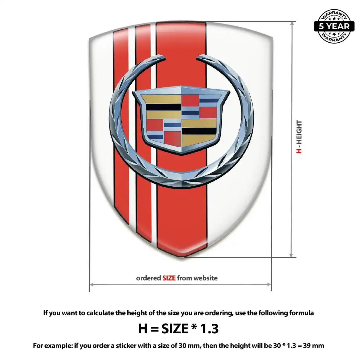 Cadillac Emblem Crest Noble Edition
