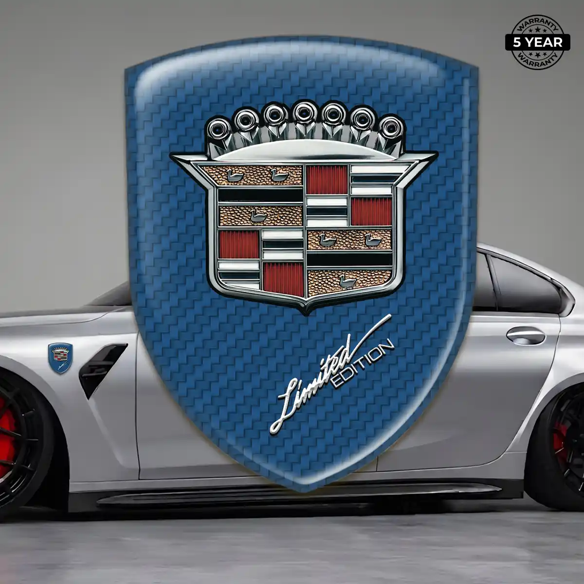 Cadillac Emblem Crest Performance Style