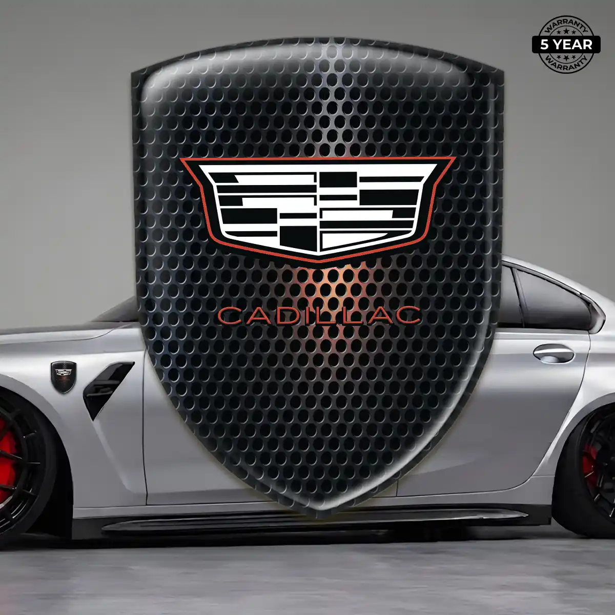 Cadillac Emblem Crest Premium Dome