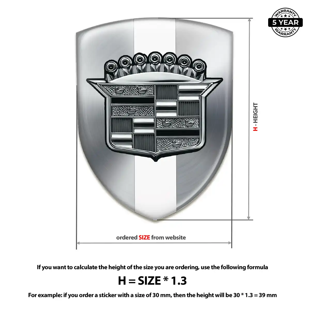 Cadillac Emblem Crest Refined Design