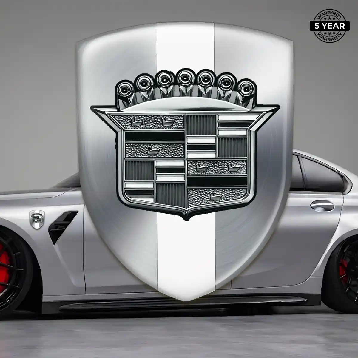 Cadillac Emblem Crest Refined Design