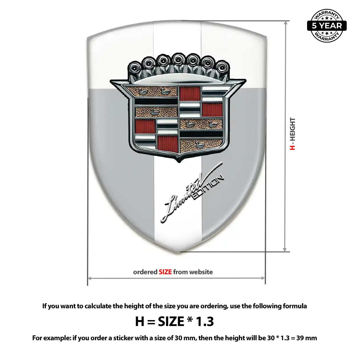 Cadillac Emblem Crest Street Tuning