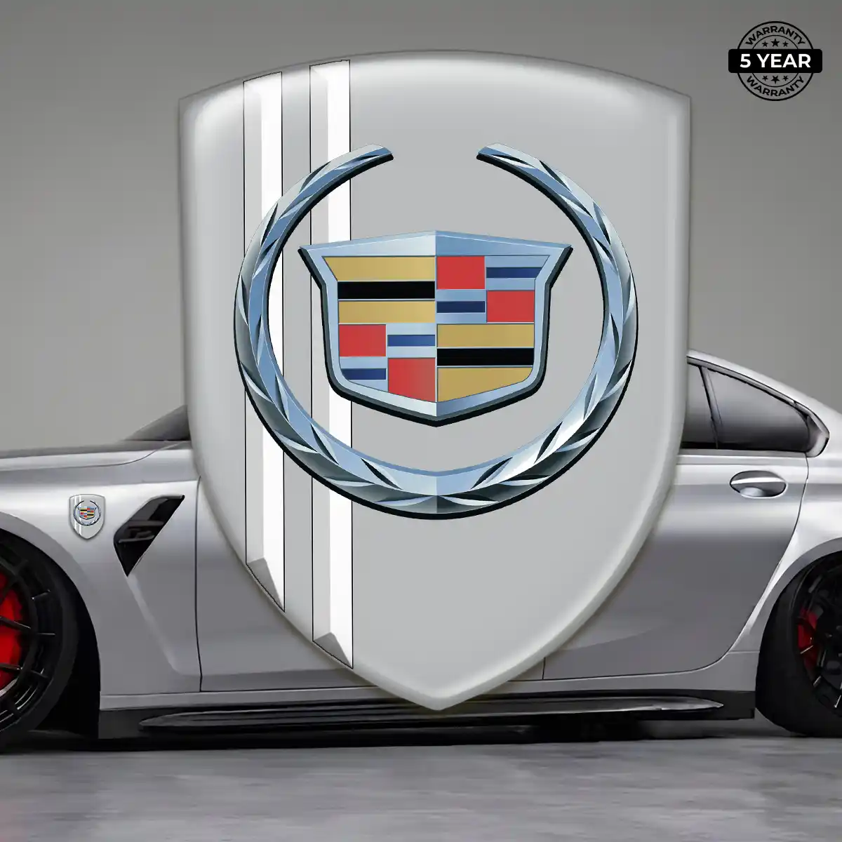Cadillac Emblem Crest Vortex Elite