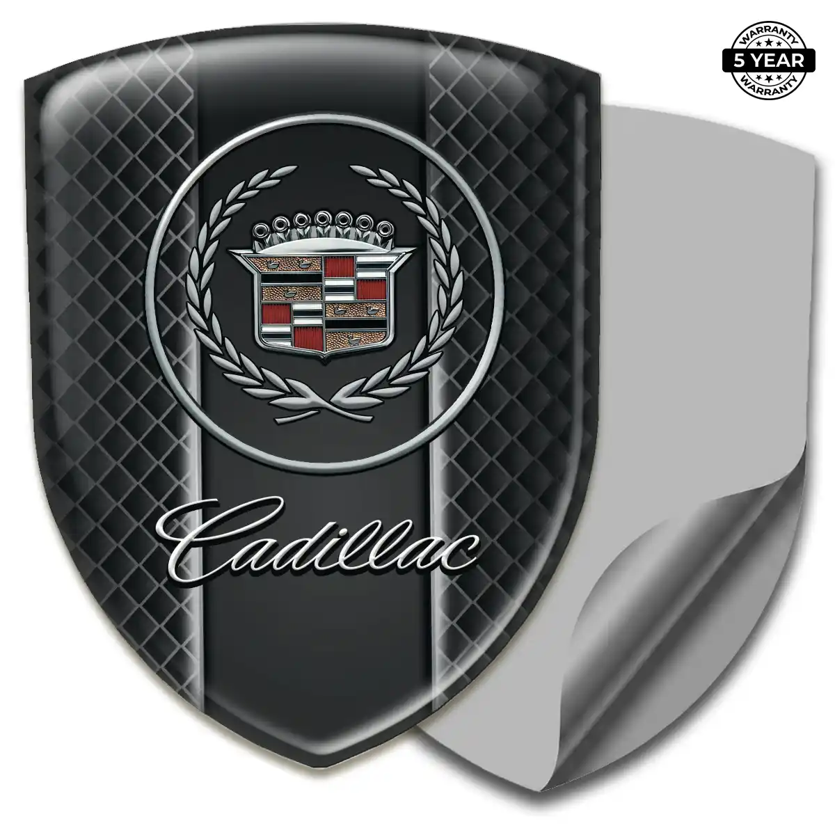 Cadillac Emblem Domed Badge Deluxe Edition