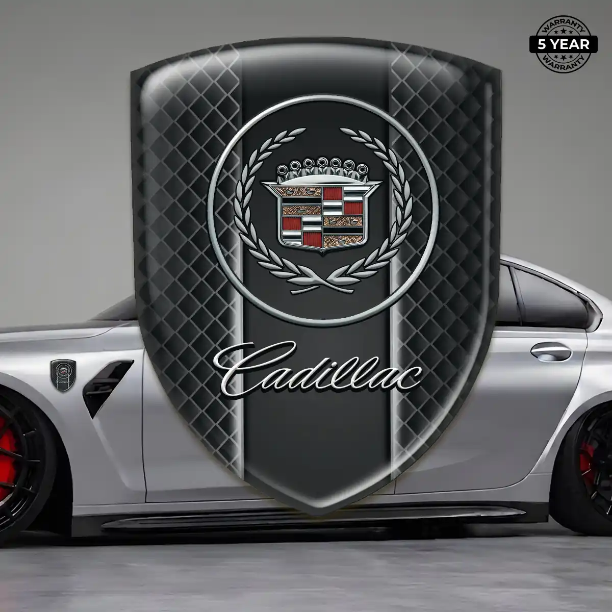 Cadillac Emblem Domed Badge Deluxe Edition