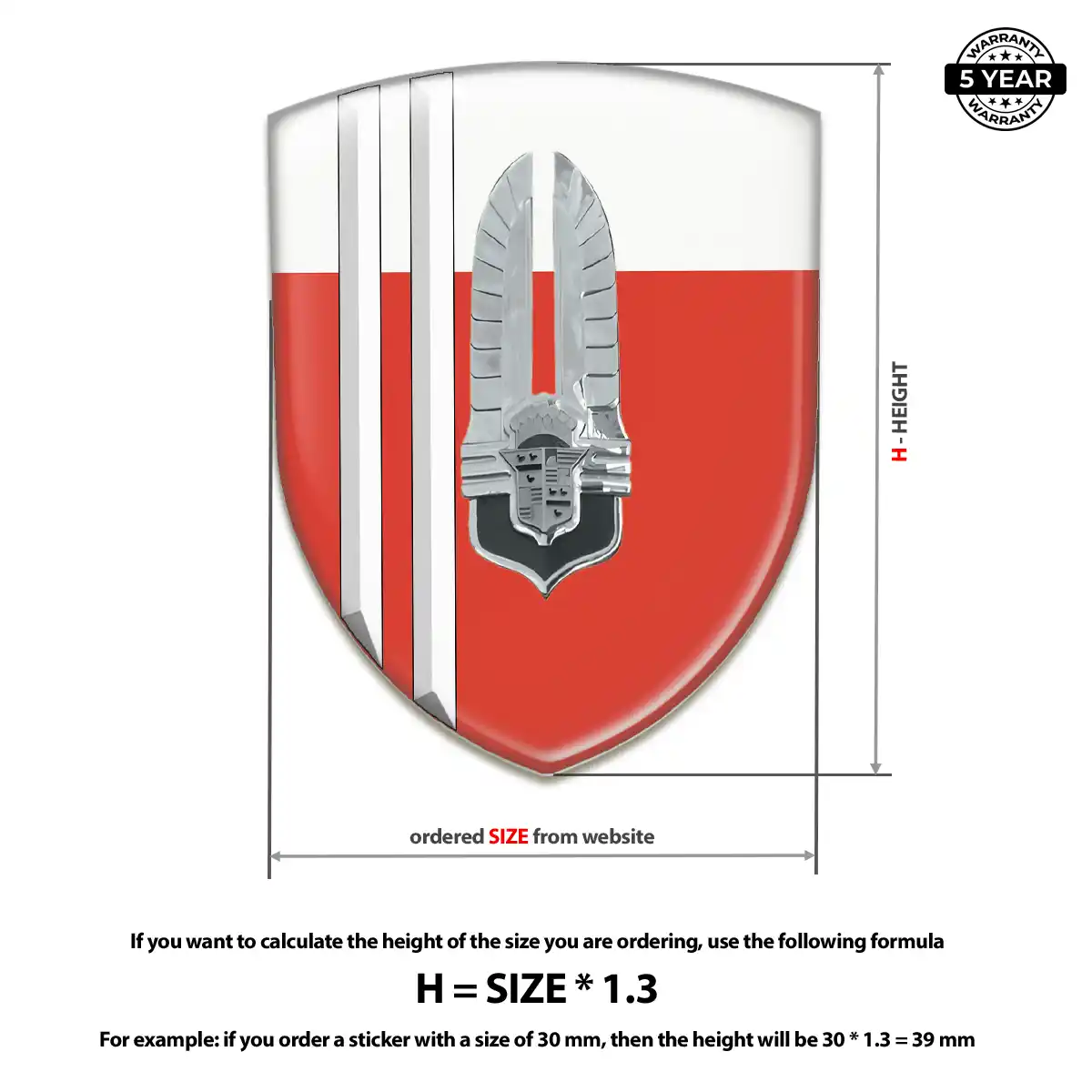 Cadillac Emblem Domed Badge Elite Finish