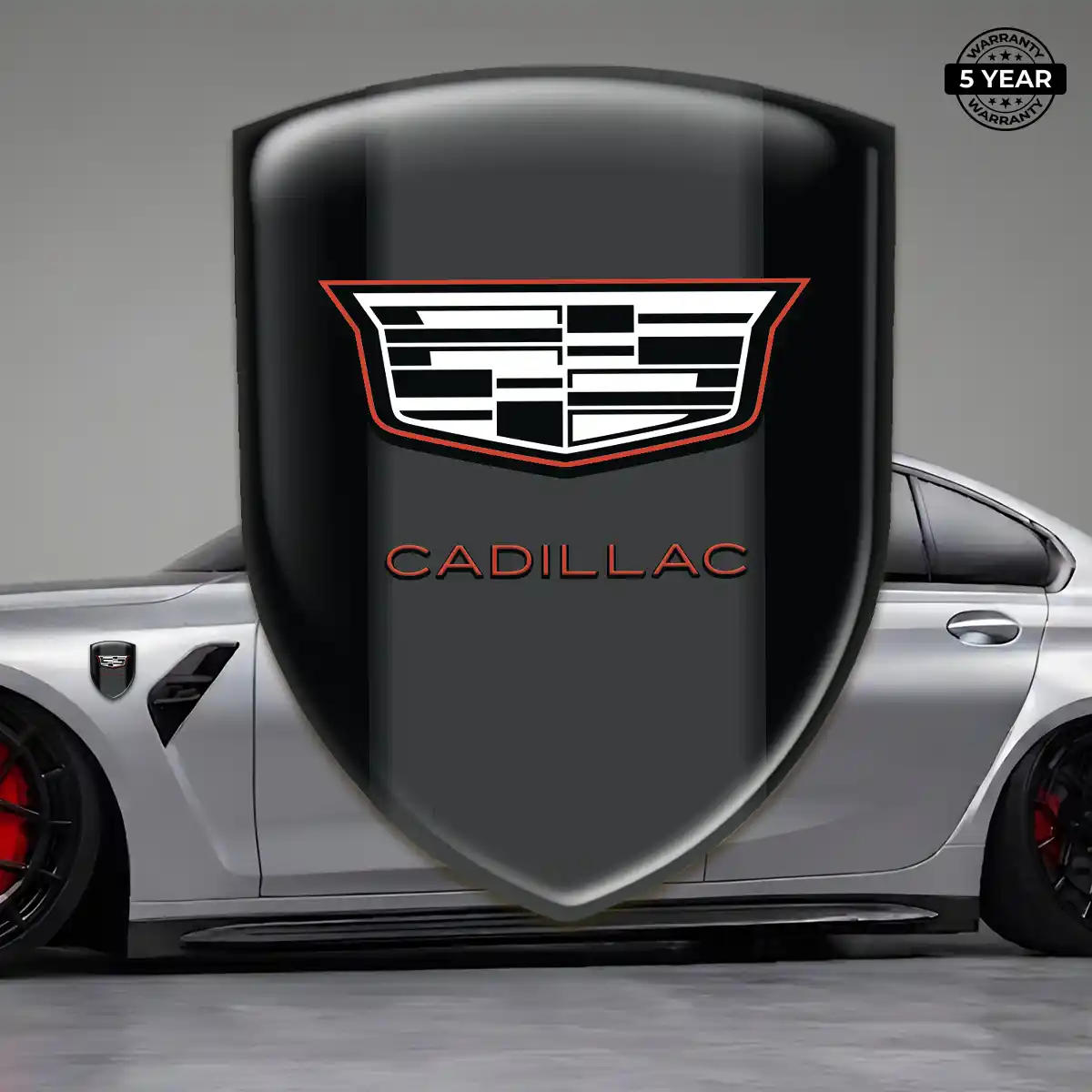 Cadillac Emblem Domed Badge Exclusive Series
