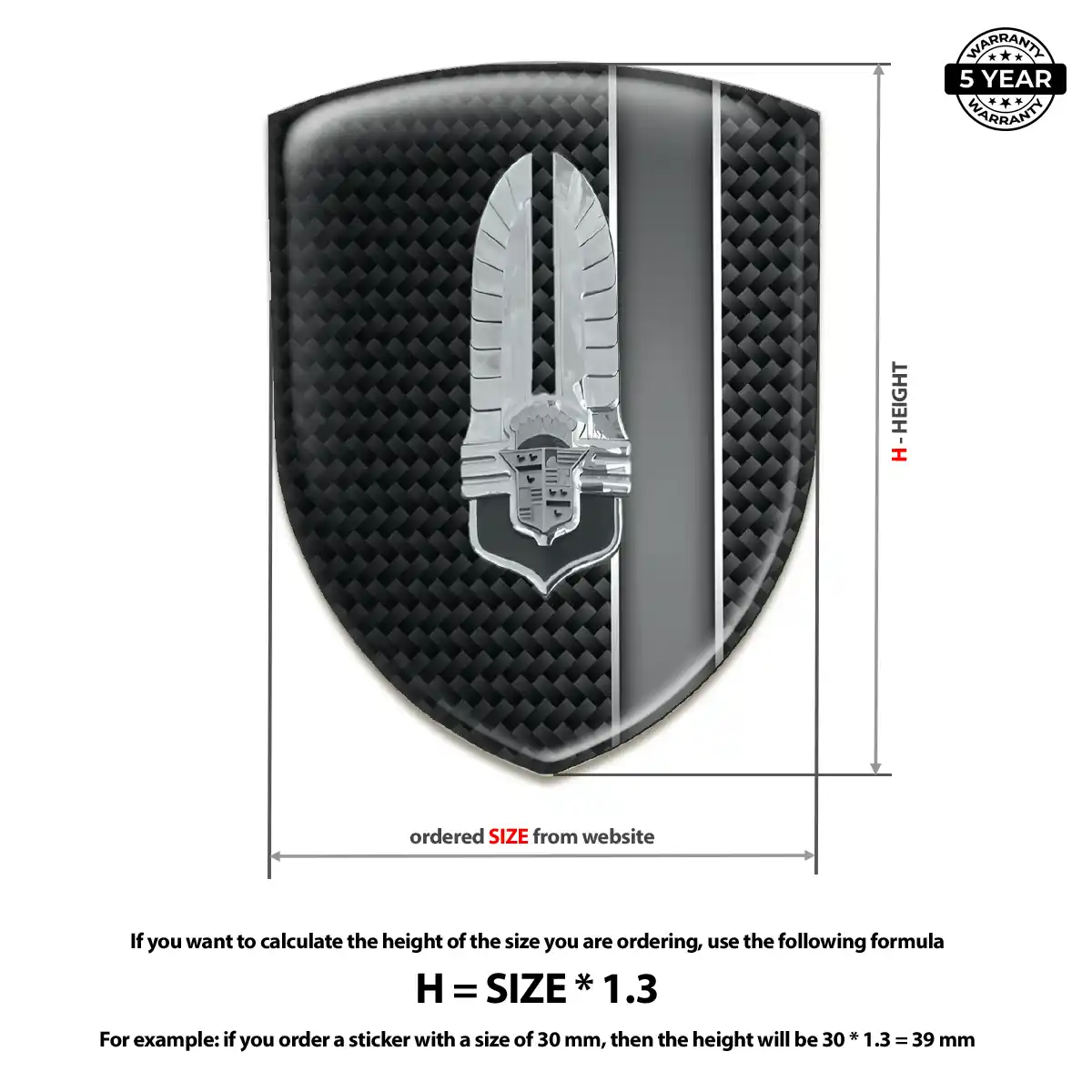 Cadillac Emblem Domed Badge Exterior Luxe
