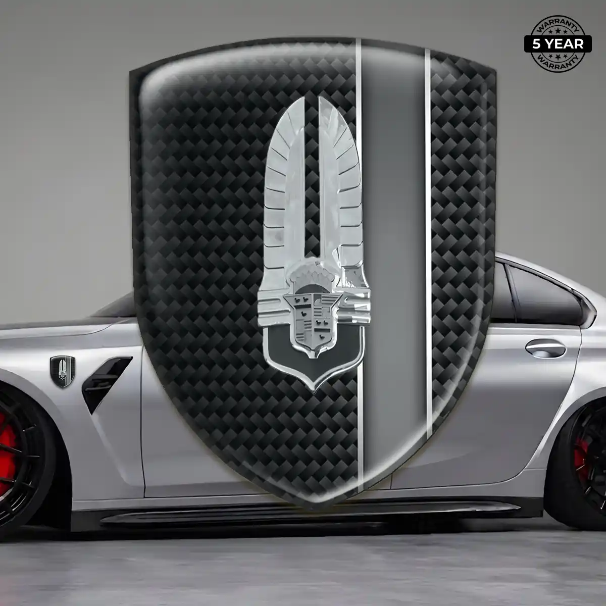 Cadillac Emblem Domed Badge Exterior Luxe