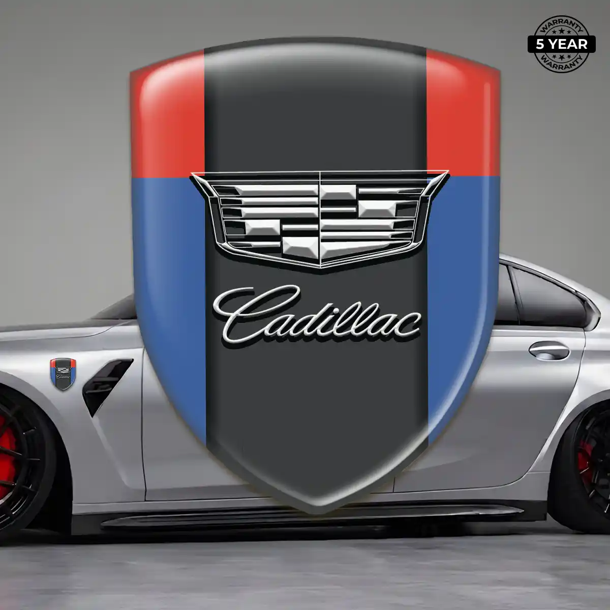 Cadillac Emblem Domed Badge Noble Edition