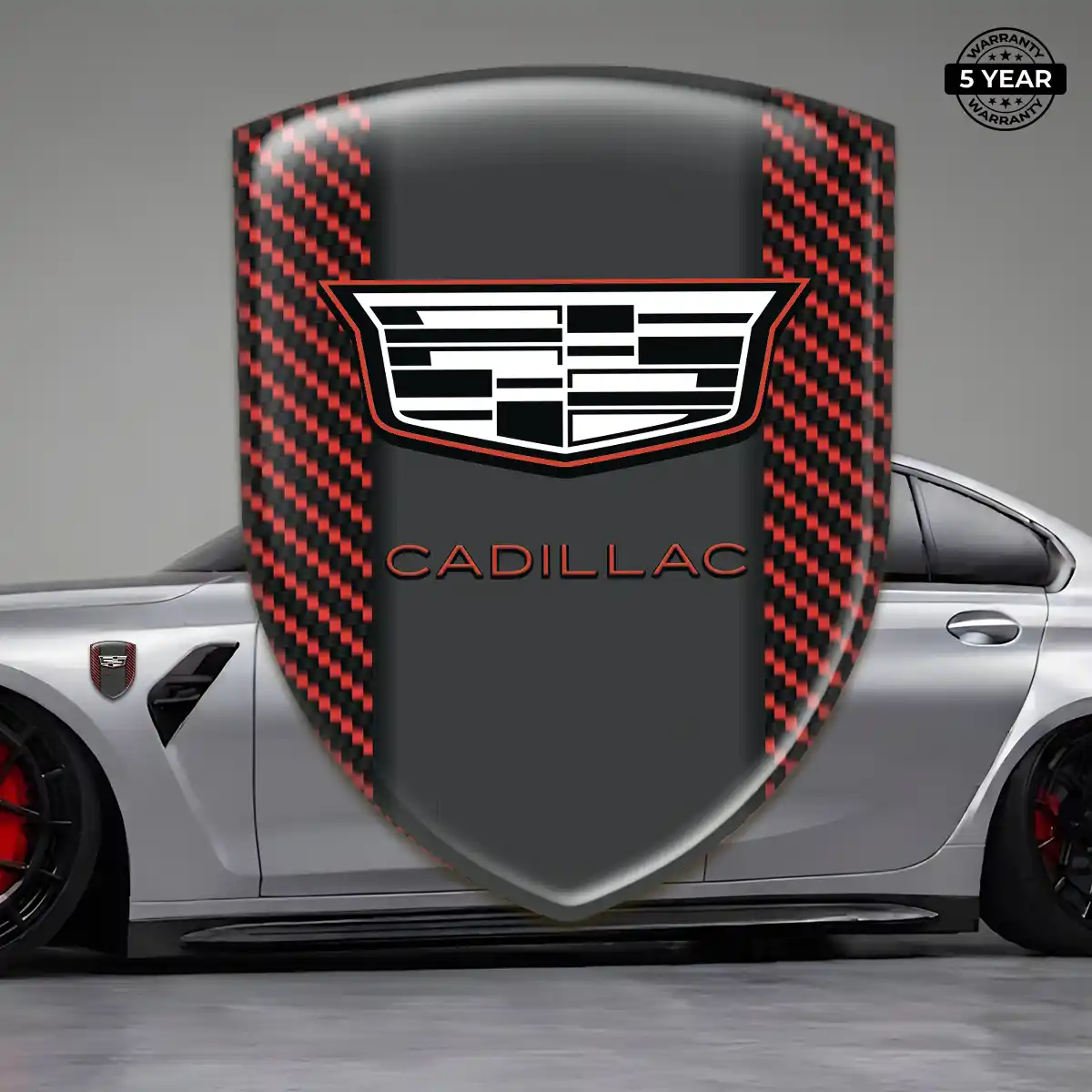Cadillac Emblem Domed Badge Opulent Line