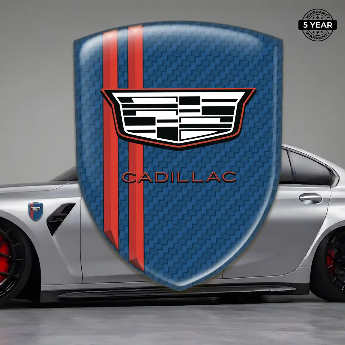 Cadillac Emblem Domed Badge Outer Style