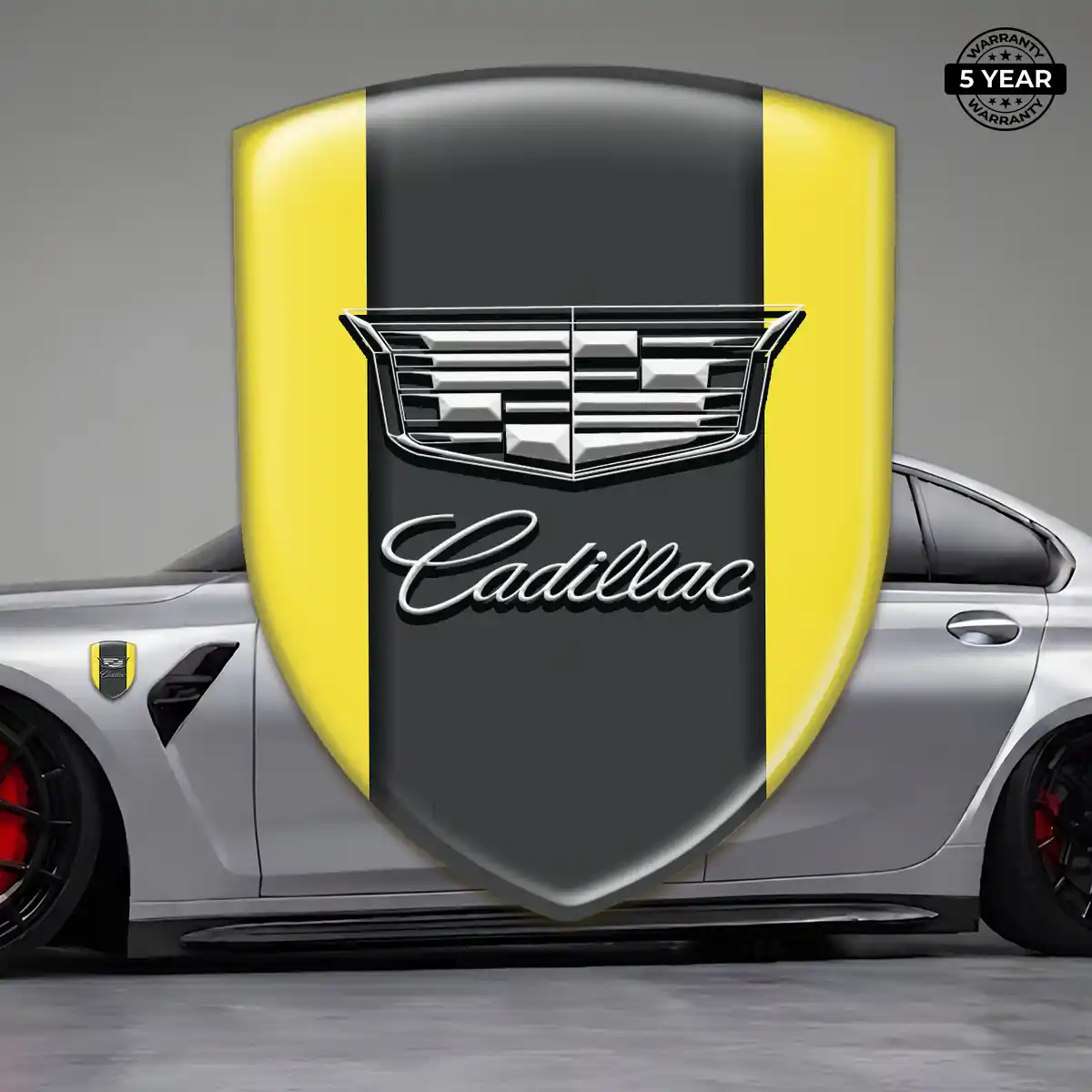 Cadillac Emblem Domed Badge Prestige Line