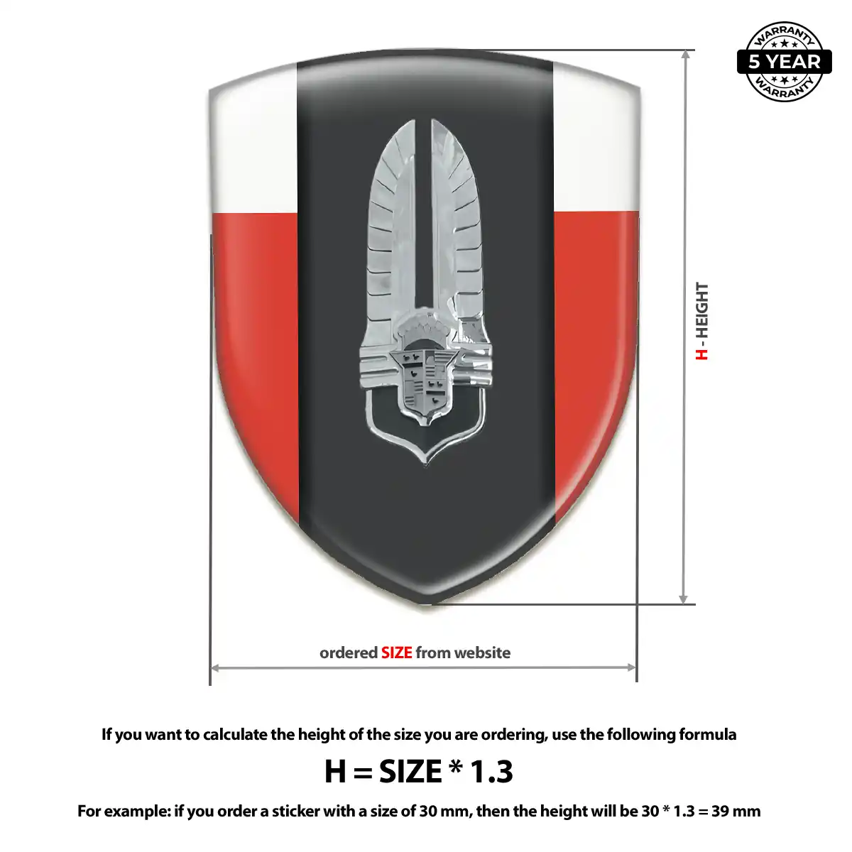 Cadillac Emblem Domed Badge Sleek Style