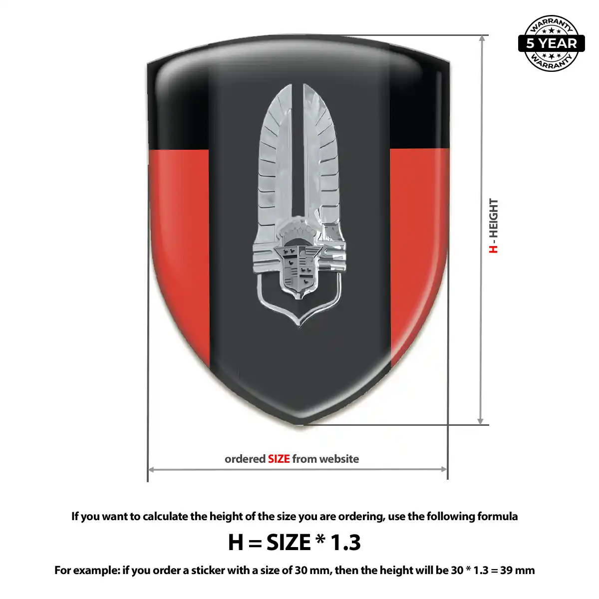Cadillac Emblem Domed Badge Vortex Series