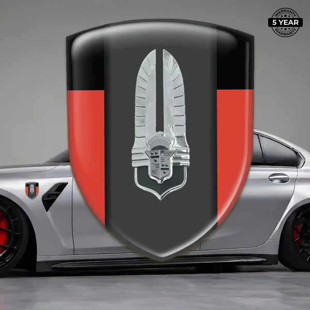 Cadillac Emblem Domed Badge Vortex Series