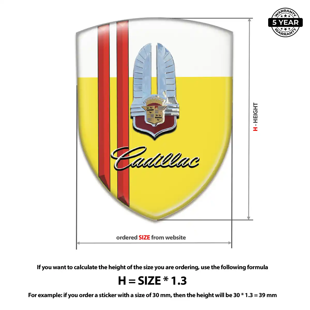 Cadillac Emblem Elite Finish
