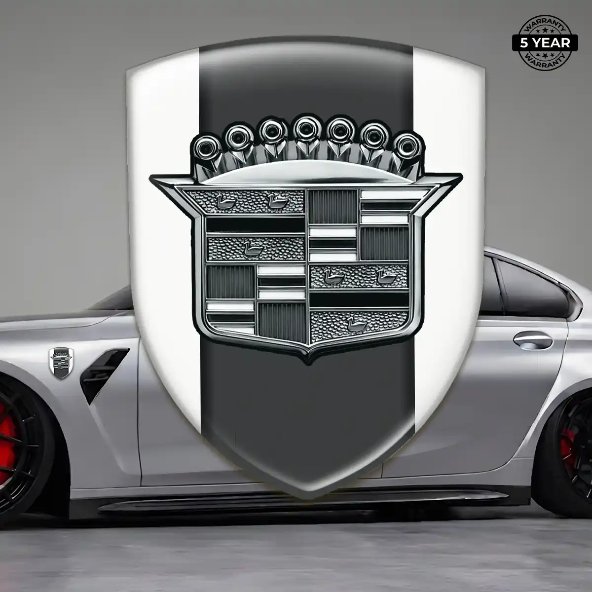 Cadillac Emblem Logo Badge Deluxe Edition