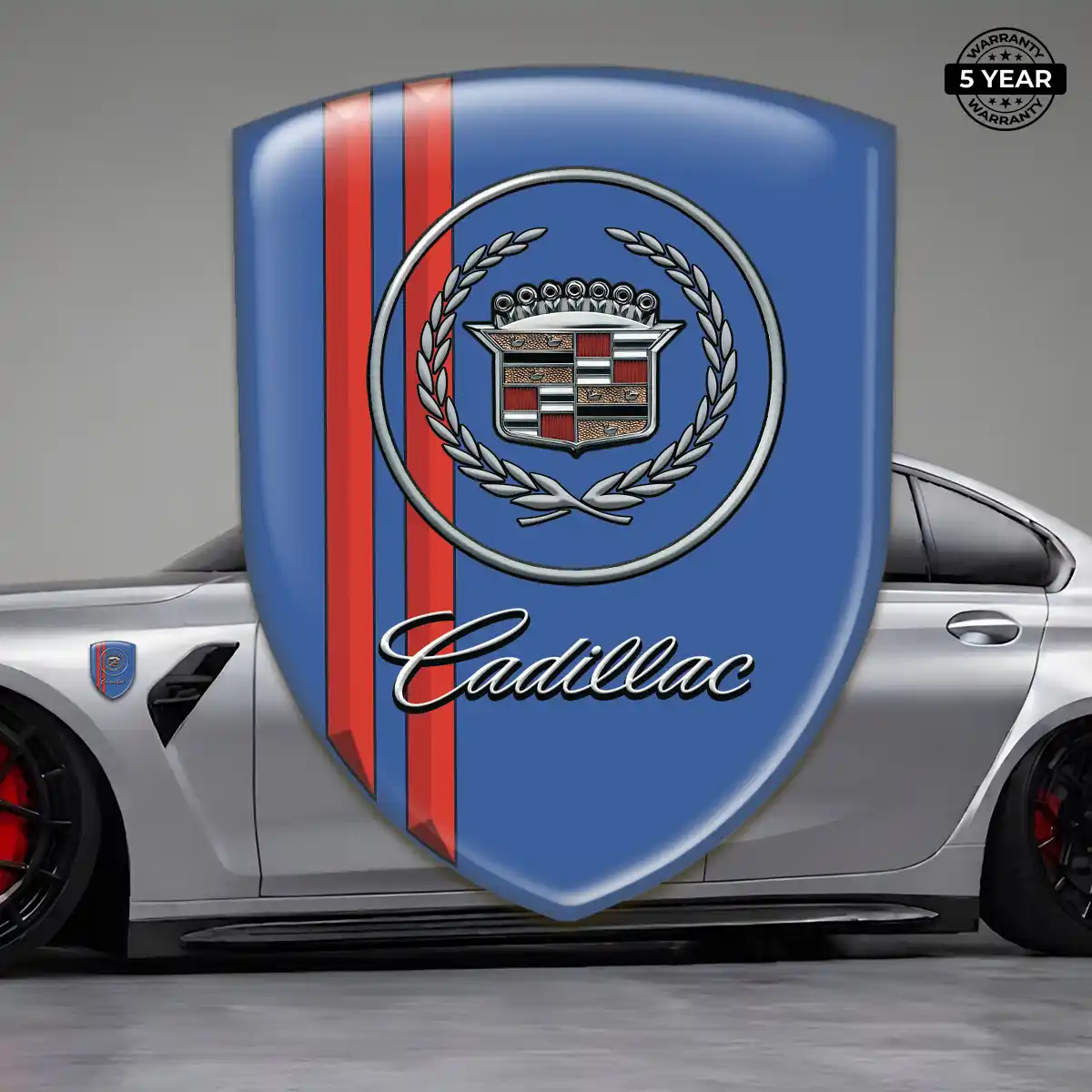 Cadillac Emblem Logo Badge Interior Luxe