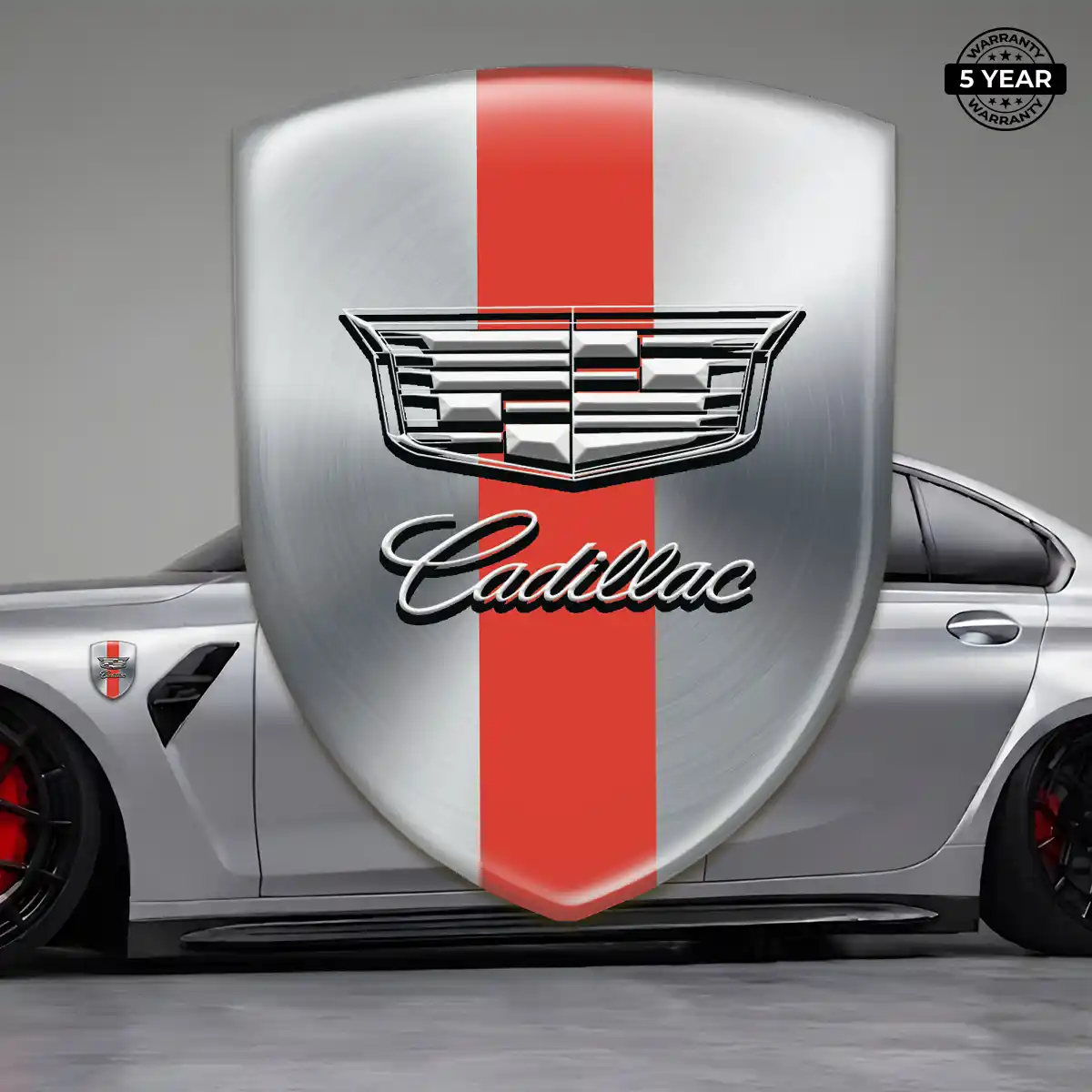 Cadillac Emblem Logo Badge Outer Style