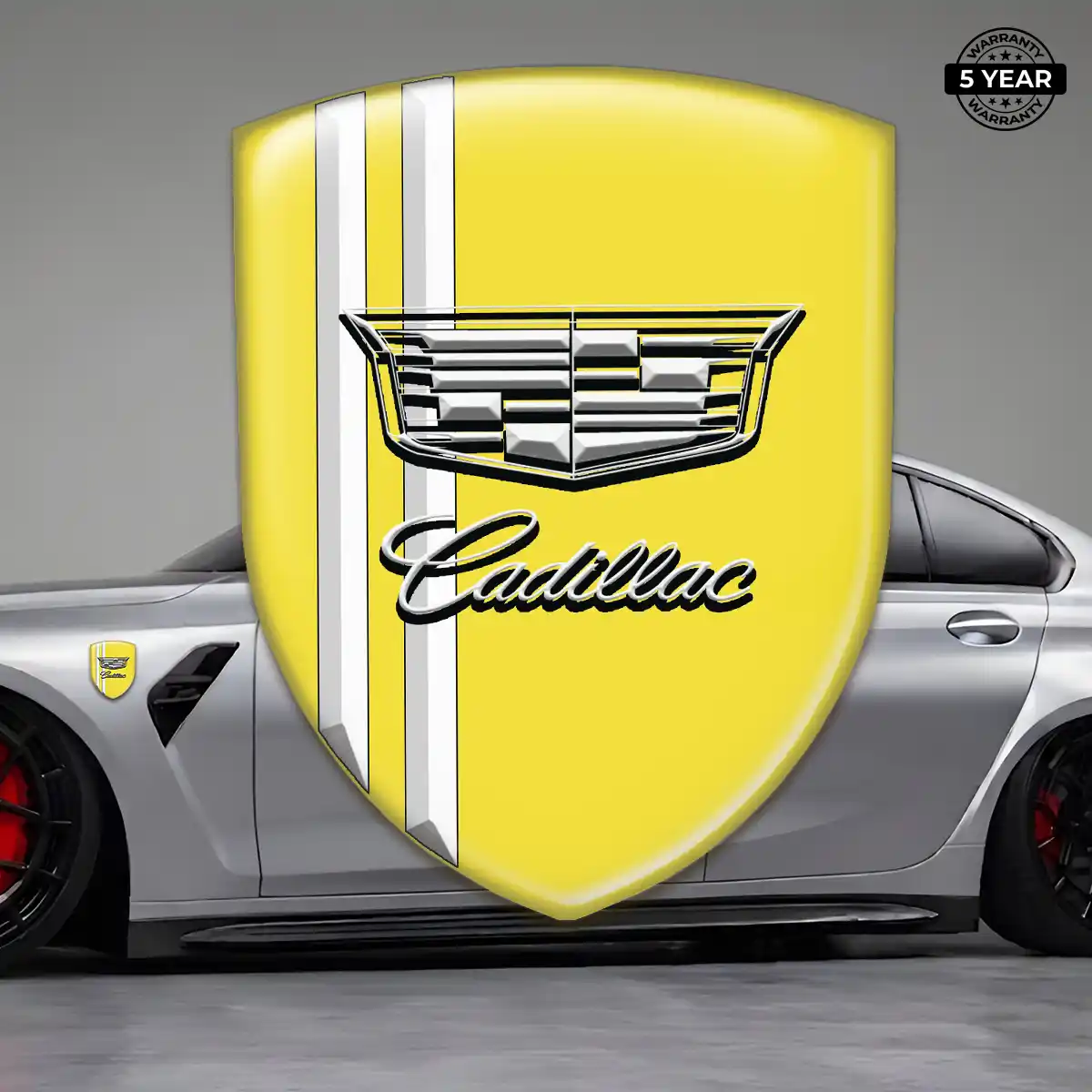 Cadillac Emblem Logo Badge Prestige Line