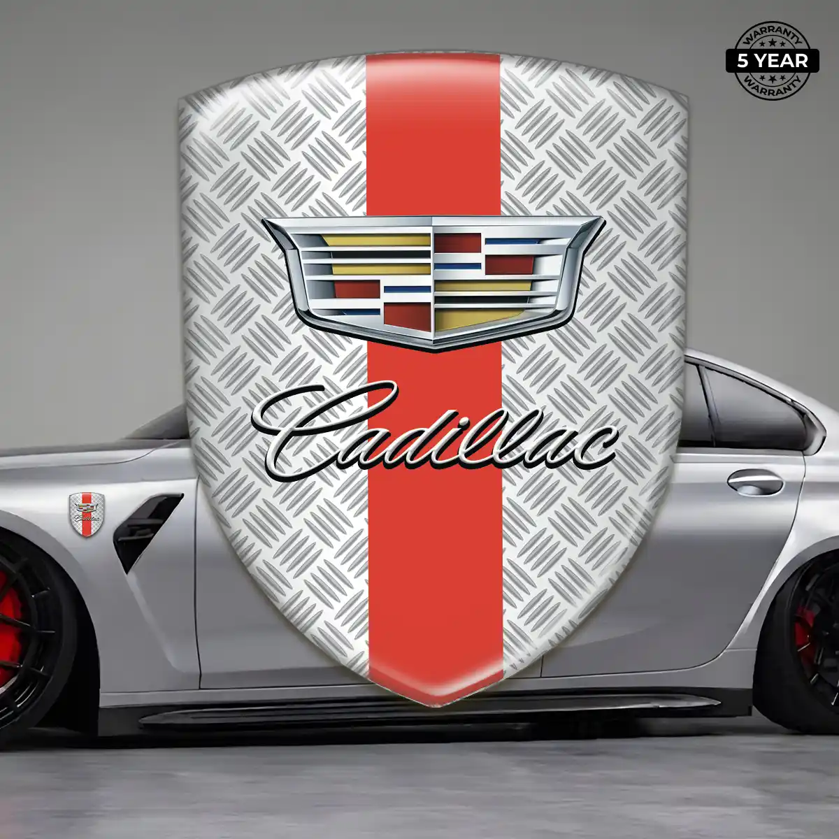 Cadillac Emblem Logo Badge Sport Tuning