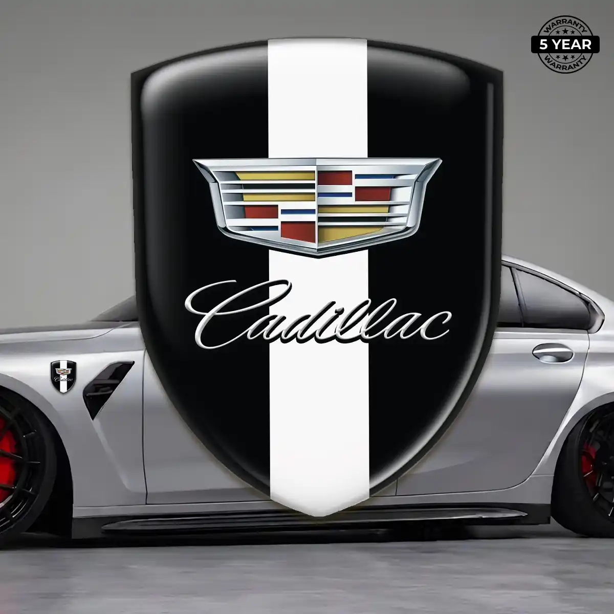 Cadillac Emblem Logo Badge Street Tuning