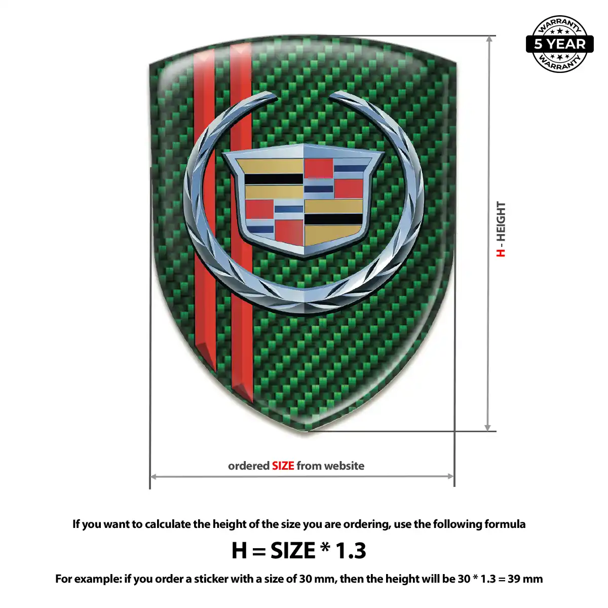 Cadillac Emblem Logo Badge Superior Craft