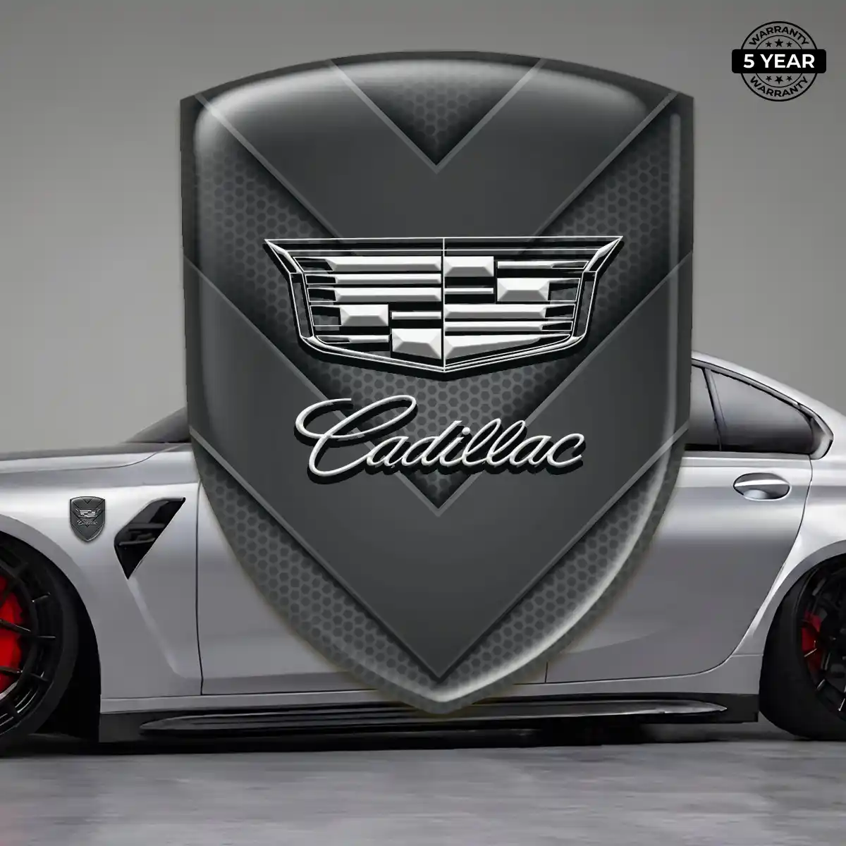 Cadillac Emblem Logo Badge Vortex Elite