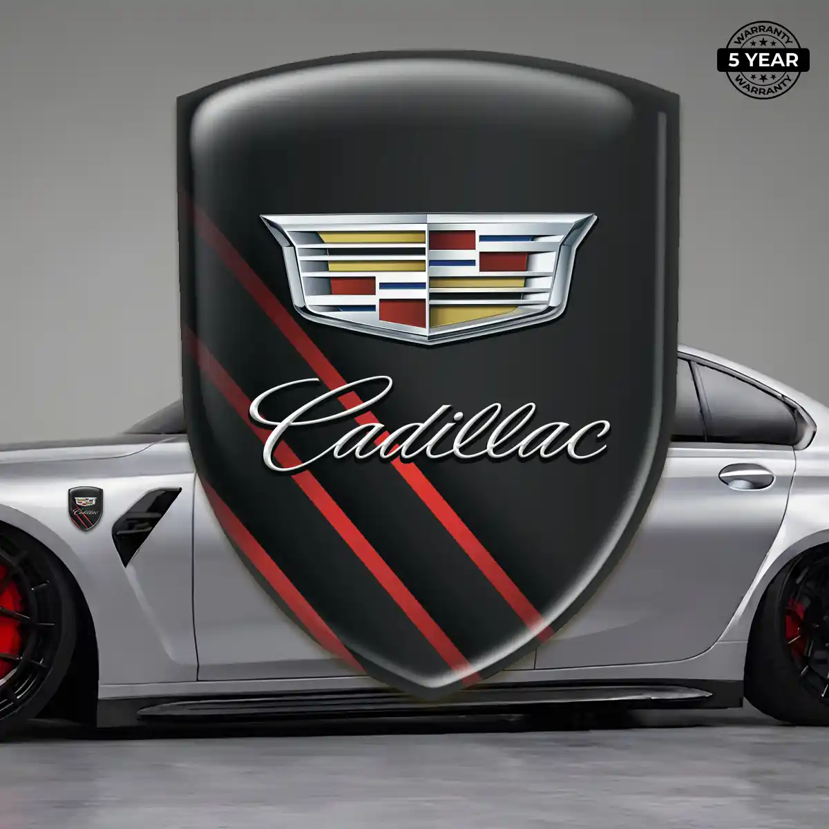 Cadillac Emblem Logo Marked Edition