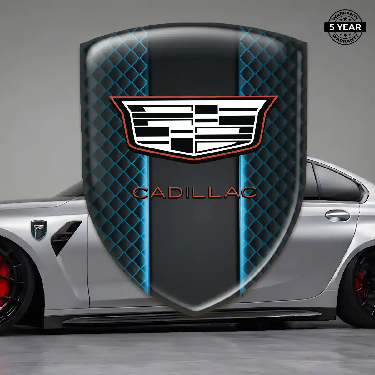 Cadillac Emblem Logo Performance Style