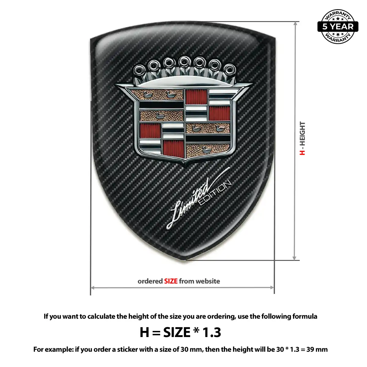 Cadillac Emblem Logo Prime Quality