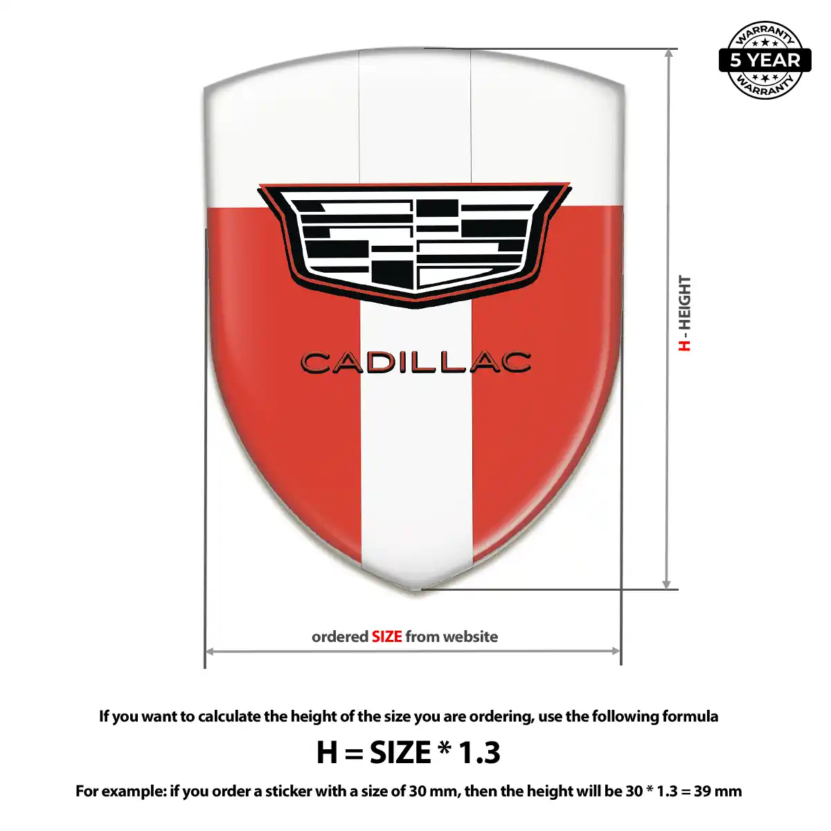 Cadillac Emblem Logo Sport Tuning