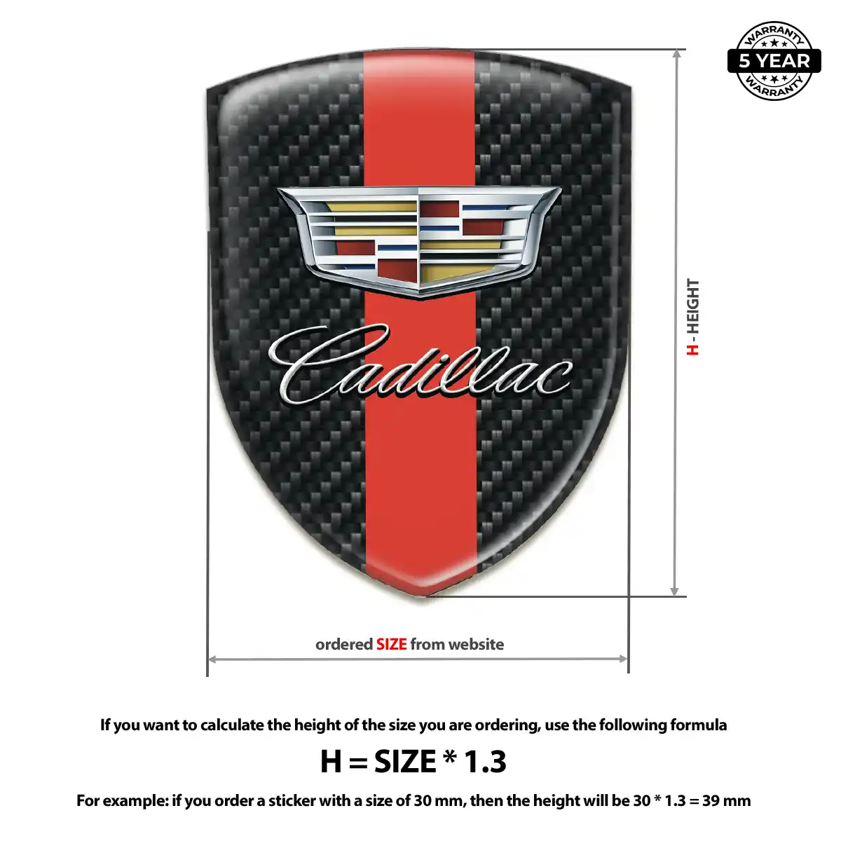 Cadillac Emblem Performance Style