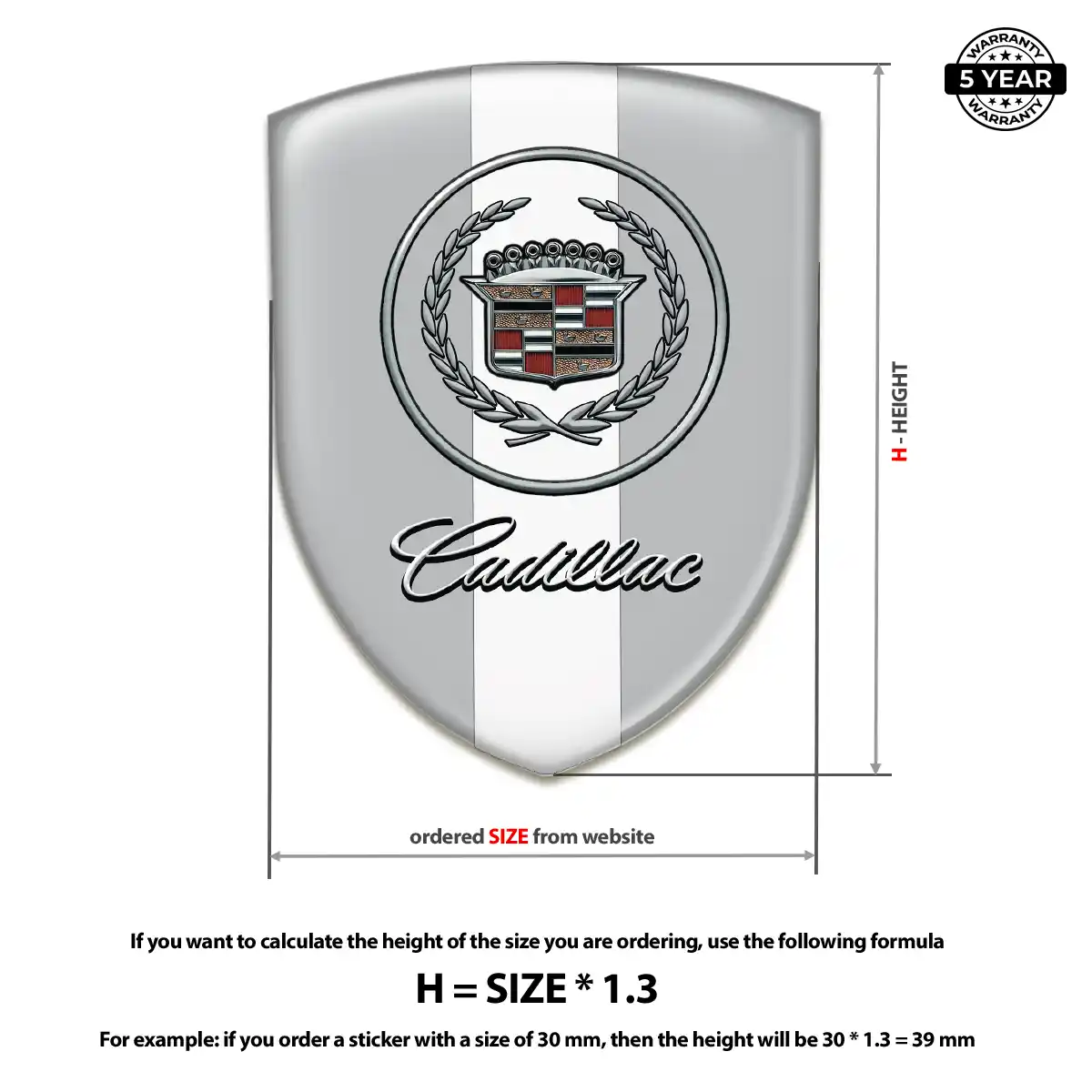 Cadillac Emblem Shield Auto Tuning