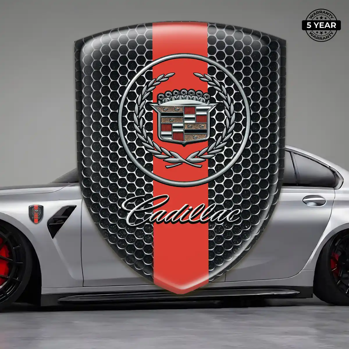 Cadillac Emblem Shield Cabin Style