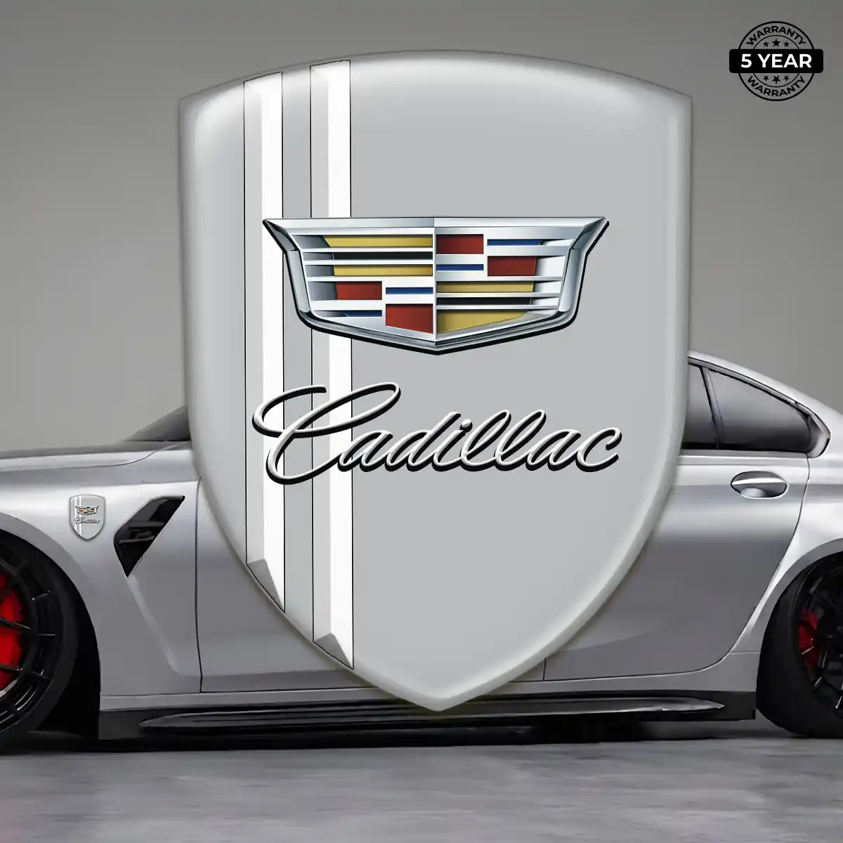 Cadillac Emblem Shield Elite Finish
