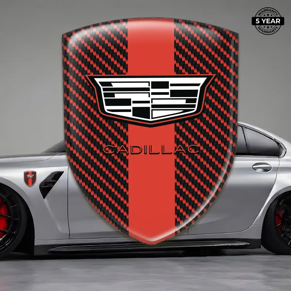 Cadillac Emblem Shield Performance Style