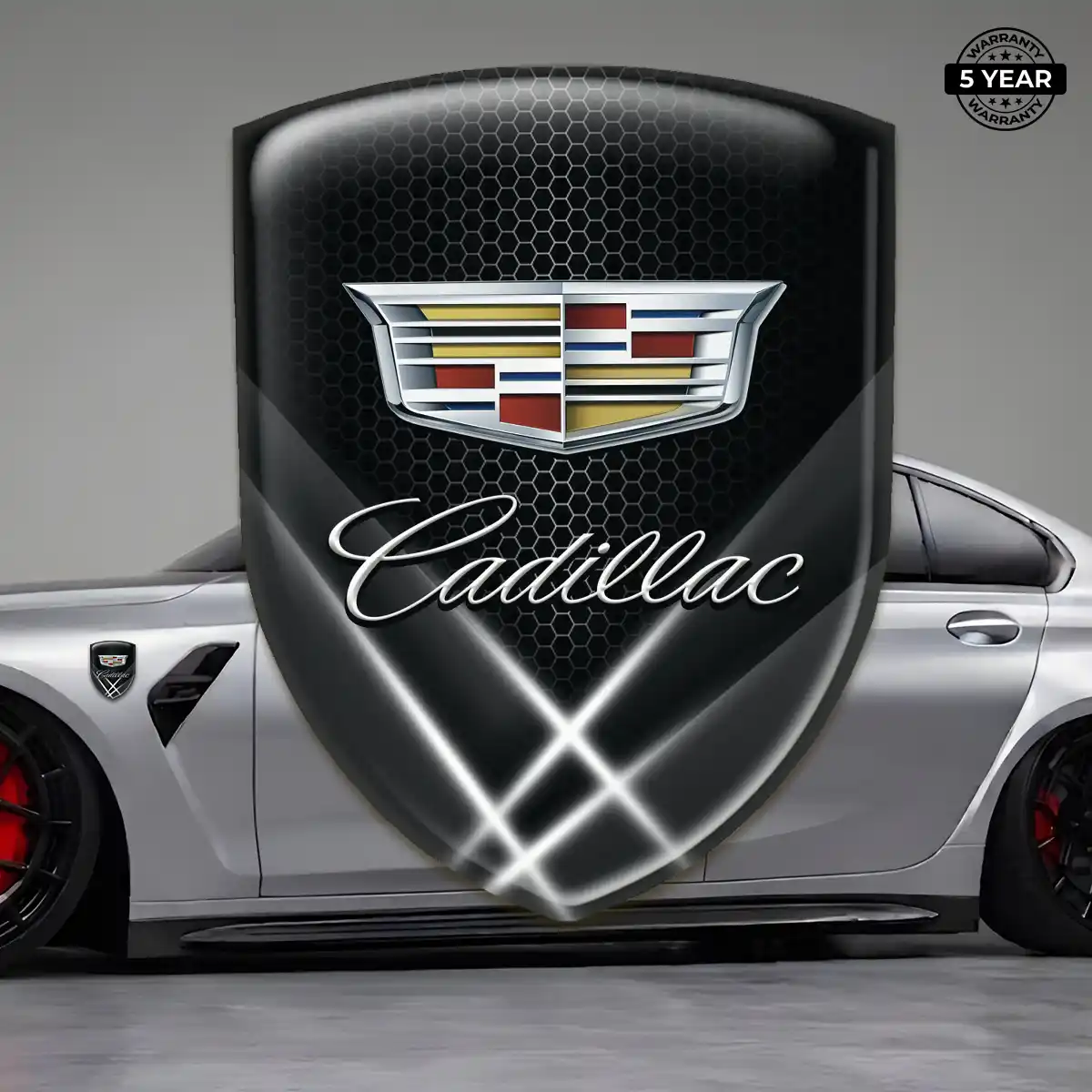 Cadillac Emblem Shield Vortex Series