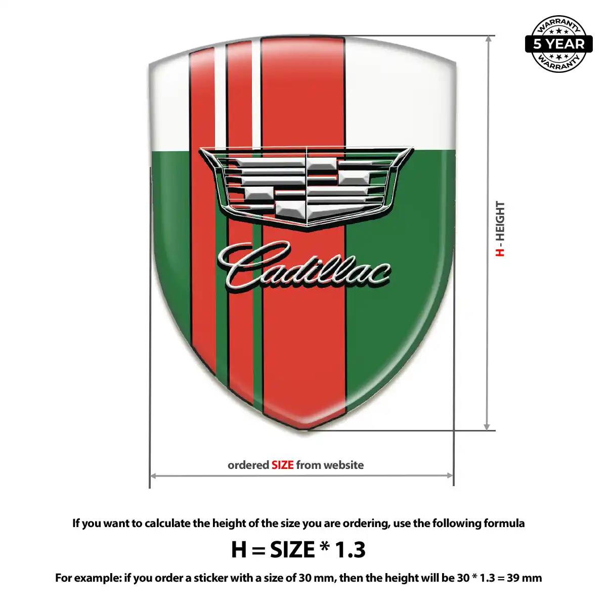 Cadillac Emblem Silicone Cabin Style