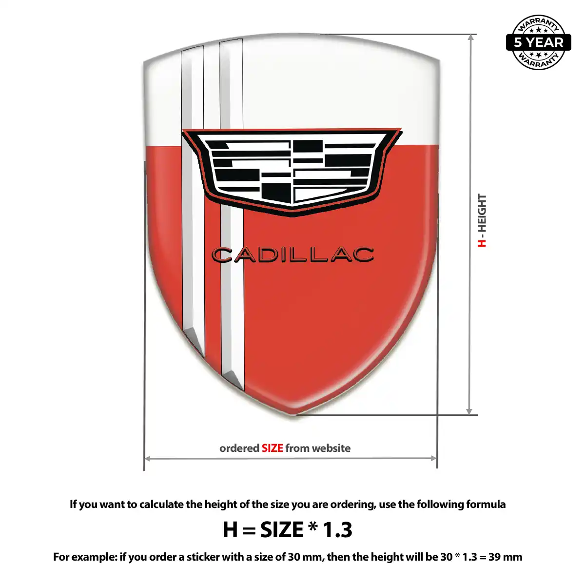 Cadillac Emblem Silicone Elite Edition
