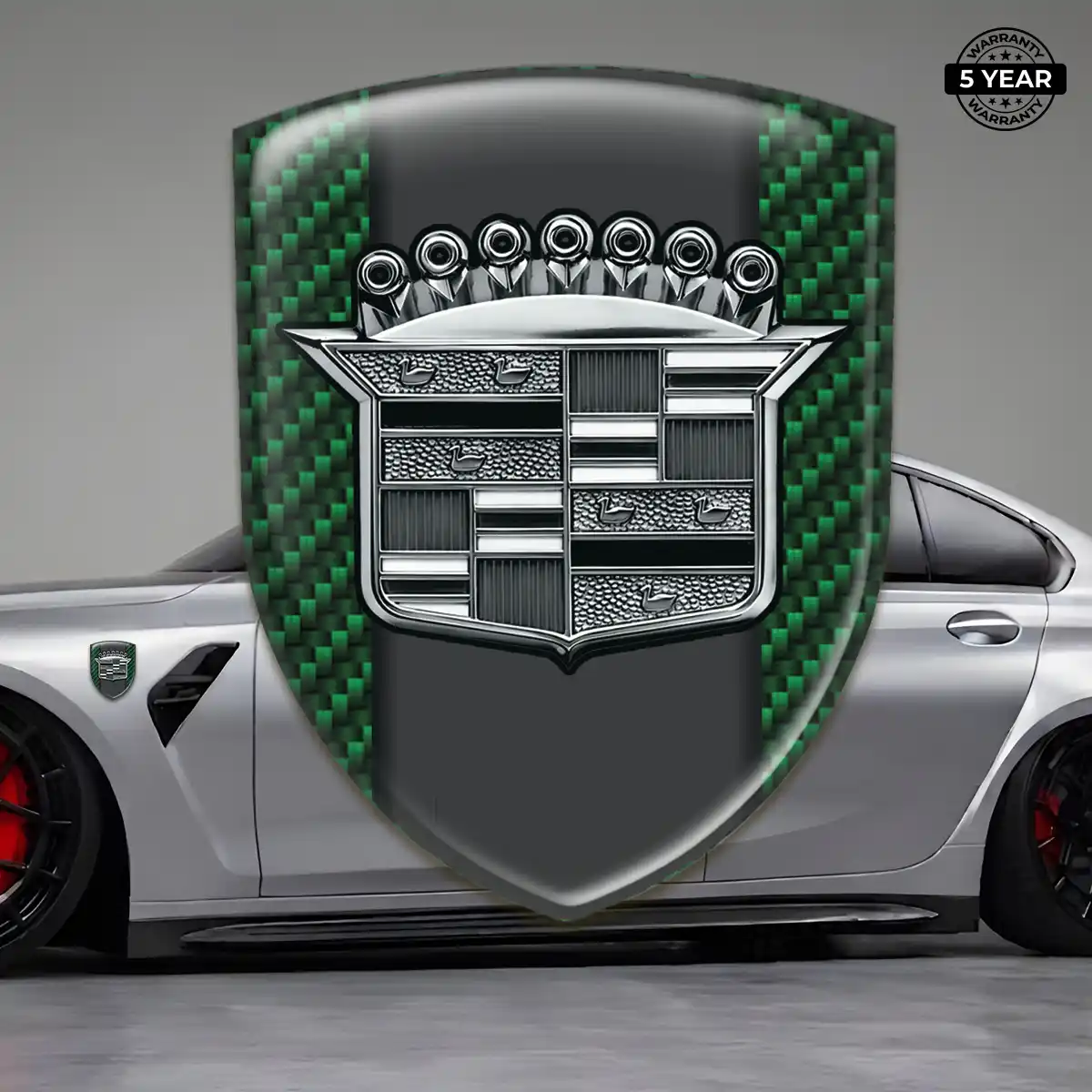 Cadillac Emblem Silicone Elite Finish