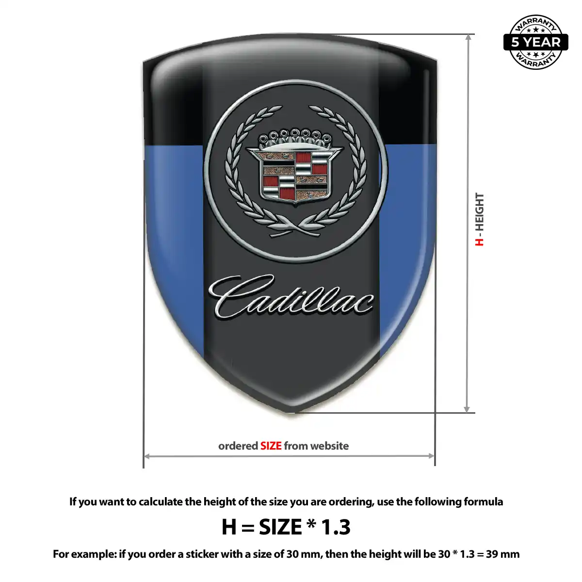 Cadillac Emblem Silicone Exclusive Series